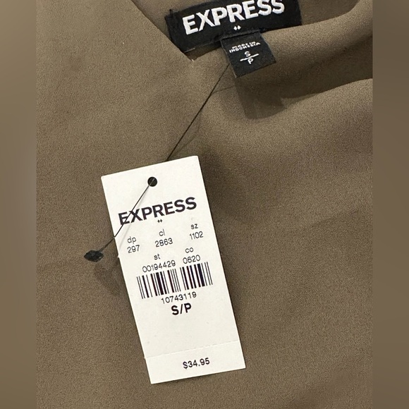 Express Olive Green Criss-Cross Tank Top, Women’s S - NWT - Picture 5 of 5